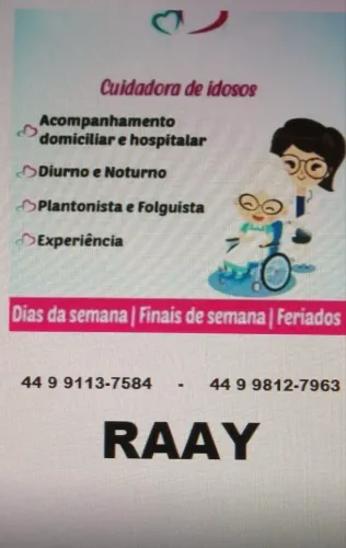 Cuidadora diurno noturno