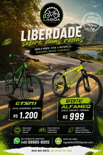 Bicicletas novas
