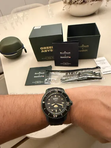 Swatch X Brancpain Green Abbys 