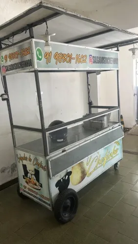 Carrinho de lanches usado