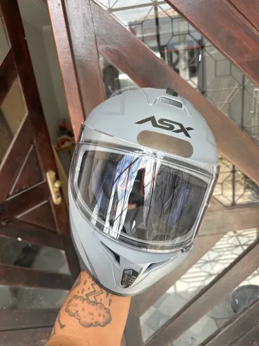 Capacete ASX - NOVO usado apenas 1 semana