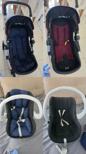 Carrinho de Bebê Travel System Dzieco Maly + bebê conforto