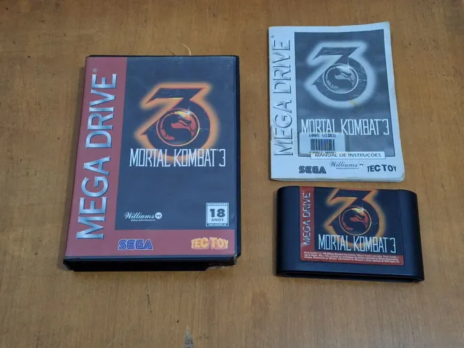 Mortal kombat 3 mega drive original tectoy