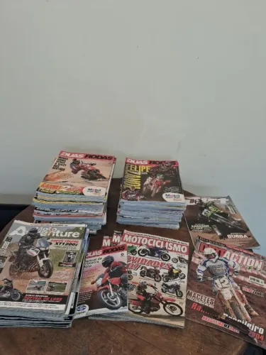 COLEÇÃO DE REVISTAS DE MOTOCICLISMO