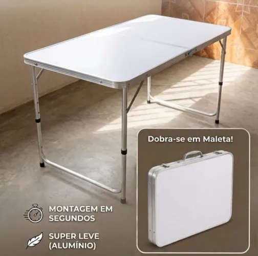 Mesa de Plástico 120x60
