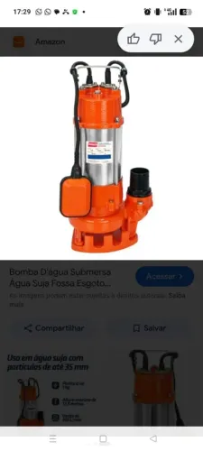 Duas bombas submersas 1cv