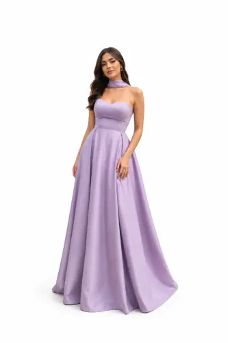 Vestido Lilás Alfaiataria - Feito sob medida