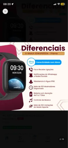 Relógio smart 