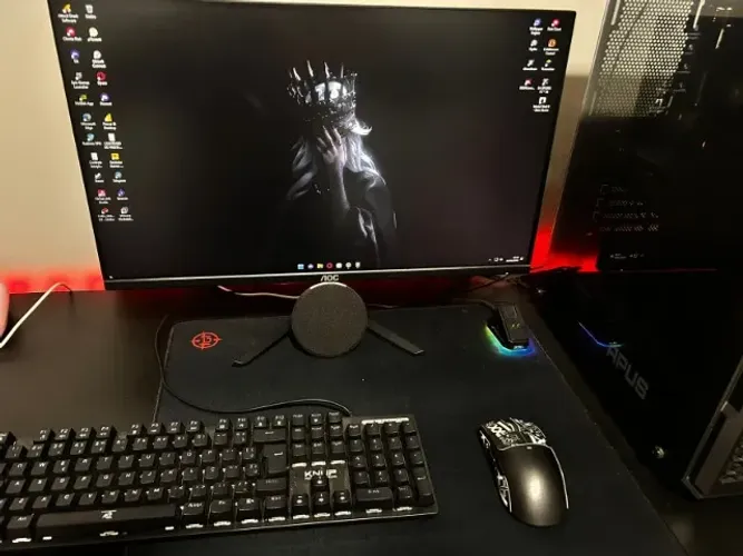 PC Gamer Ryzen 5 5500 + RTX 2060 Super 8GB | 16GB RAM + Setup Completo (Monitor AOC 180Hz