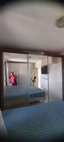 GUADA ROUPA GRANDE 3 PORTAS DE CORRE ESPELHADO..R
