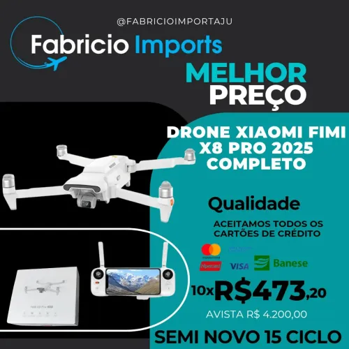 DRONE XIAOMI FIMI X8 PRO 2025 COMPLETO