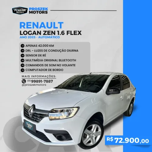 Renault Logan Zen Flex 1.6 16V 4P Aut. 2023