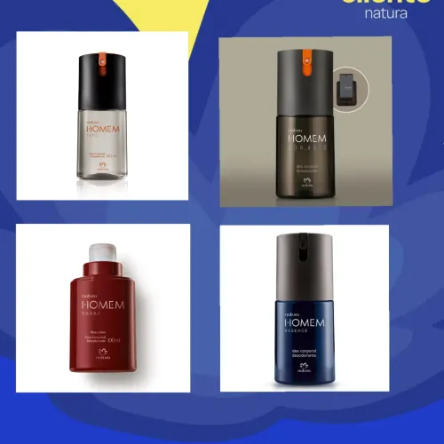 Colônia Natura Homem (Escolha sua Fragrância)