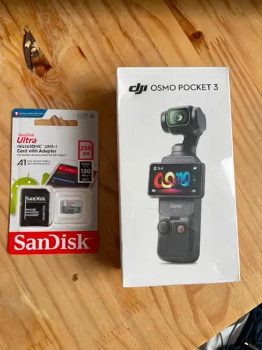 DJI Osmo Pocket 3 + SanDisk 256GB | Lacrada + Cartão