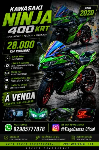Ninja 400krt é edição especial