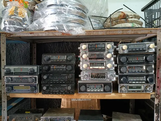 RÁDIO COM BLUETOOTH PARA FUSCA BRASÍLIA KOMBI BUG BAJA GURGEL OPALA CHEVETTE CORCEL 