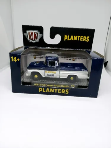 Miniatura Picape Chevrolet Apache De Luxe Fleetside (1959) - Planters - 1:64 - M2 Machines