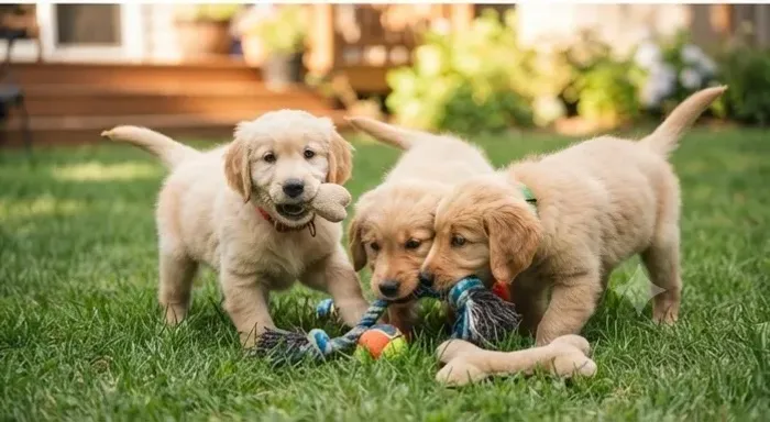 Golden retriever puro tem pedigree