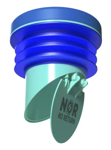 Válvula de Retenção NOR p/ Instalação de Vaso Sanitário Universal 100mm Bacia Maior Vazão