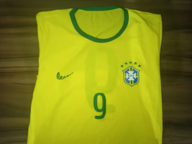 Camisa do brasil retro modelo torcedor