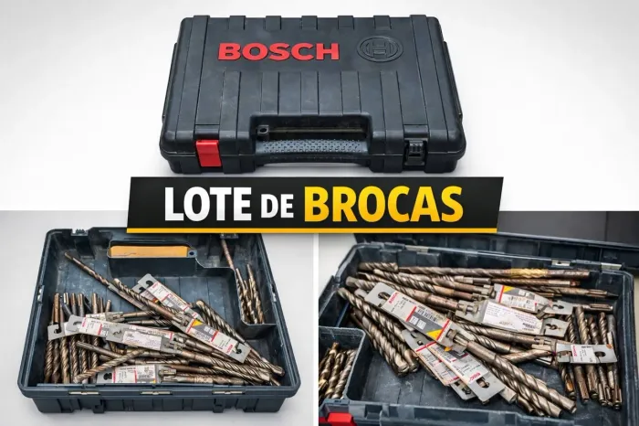 Maleta com 86 Brocas para Furadeira e Parafusadeira