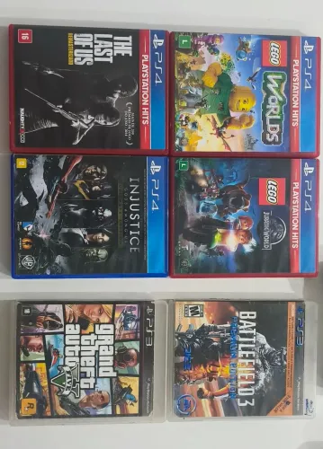 Jogos PS4 e PS3