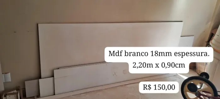Peça MDF 2,20m x 0,90cm