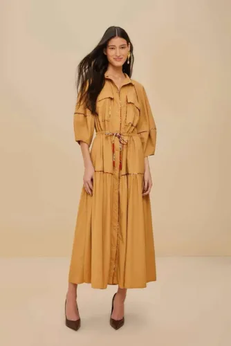 Vestido chemise - Farm Rio - Tamanho P - Nunca usado