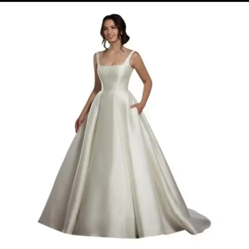 Vendo vestido de noiva cetim 