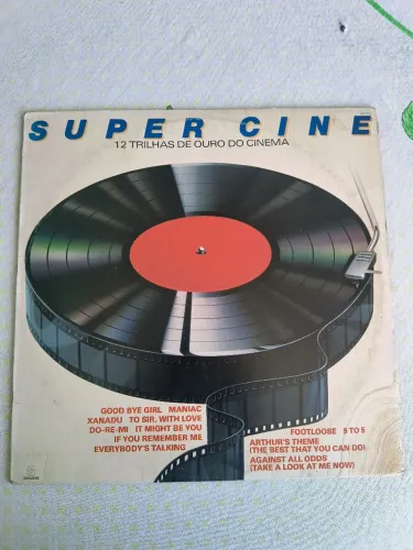 Disco de Vinil - Supercine 12 Trilhas de Ouro do Cinema 
