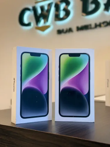iPhone 14 Preto 128GB Lacrado 