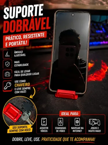 Suporte para Celular Personalizado em Impressão 3D