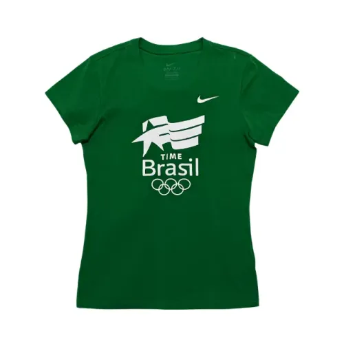 Camisa Brasil Jogos Olímpicos Verde Feminina