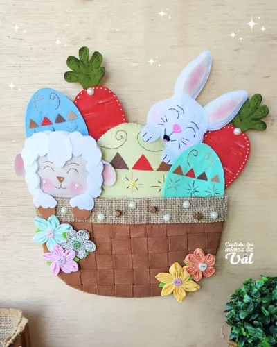 Enfeite de páscoa - decorativo de porta 