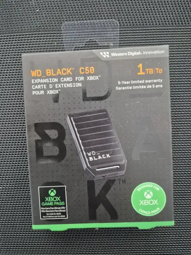 Baixei p/sair HJ - Expansão SSD WD BLACK C50 para Xbox S/X 1TB (lacrado)