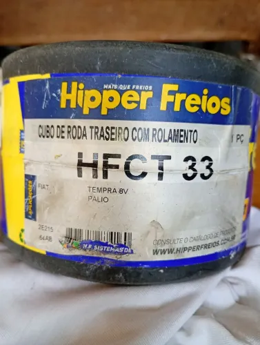Cubo de roda traseira com rolamento
