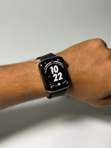 Apple Watch Série 7 45mm Aço inoxidável