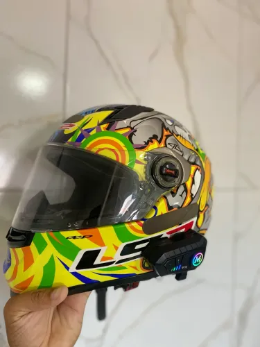 Capacete LS2 Alex Barros + Intercomunicador
