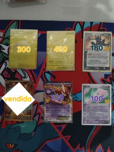 Cartas Pokémon 25 anos. (LACRADAS)