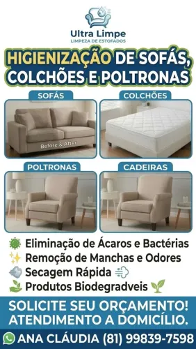 Lavagem a seco de estofados