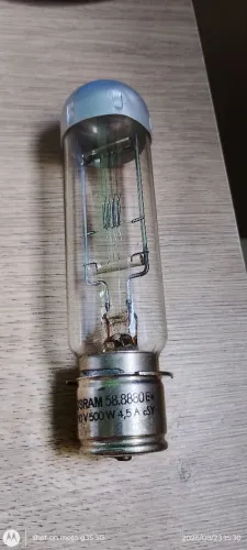 Lâmpada OSRAM 500w, 4,5 a para projetor antigo