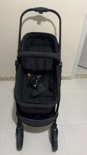Kit Carrinho de bebê e bebê conforto galzerano