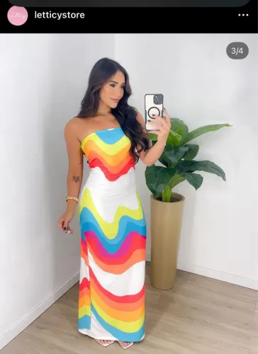 Vestido Arco-íris