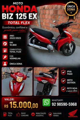 Honda Biz 2022/2023