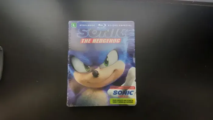 Steelbook Blu-Ray - Sonic o filme ( LACRADO )
