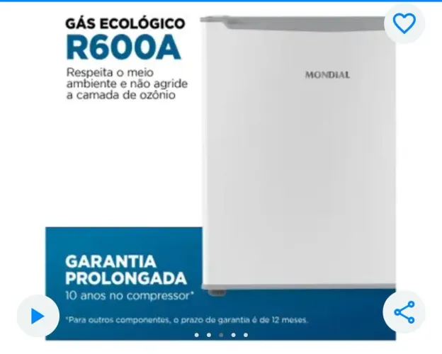 Frigobar semi-novo
