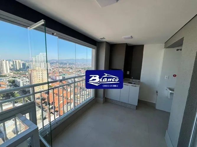 Studio 31 M2 no Condomínio Siver Resort Bosque Maia!! Com churrasqueira na varanda! Alugue