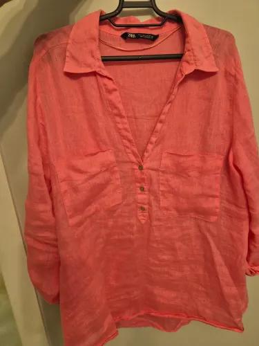 Camisa linho zara 