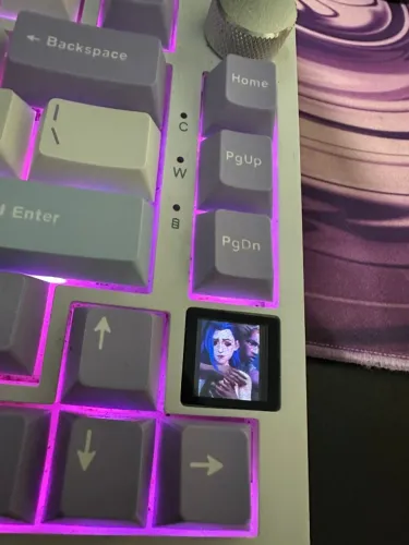 Ajazz AK820 Pro Wireless - Teclado Mecânico 75% com Tela TFT