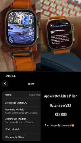 APPLE WATCH ULTRA 1º GER